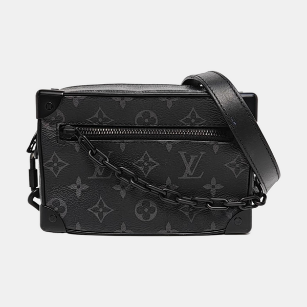 SOFT TRUNK Mini Monogram Coated Canvas Black