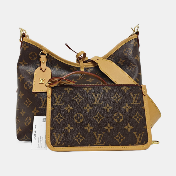 CARRYALL PM Monogram Coated Canvas Brown