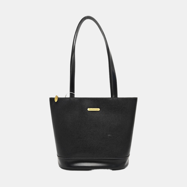 Calfskin Shoulder Bag Black