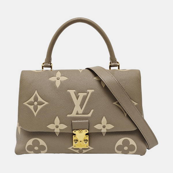 MADELEINE Monogram Calfskin Gray