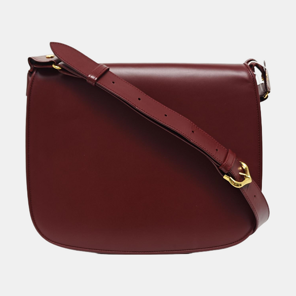 Calfskin Shoulder Bag Red
