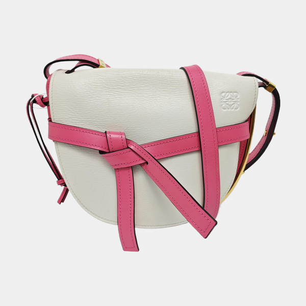 Gate Small Calfskin White