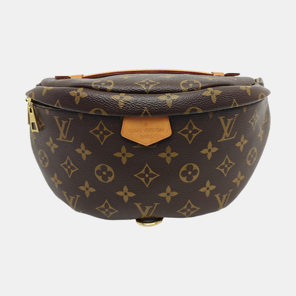 BUMBAG Monogram Coated Canvas Brown