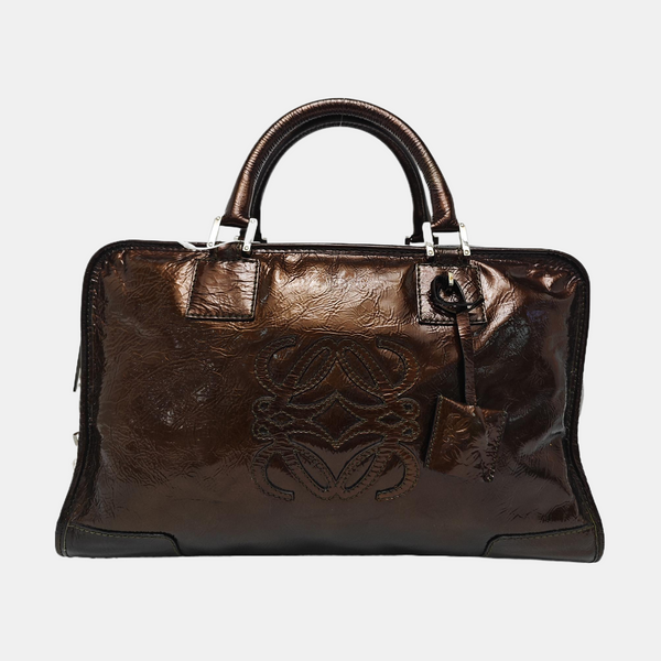 Amazona Patent Leather Brown