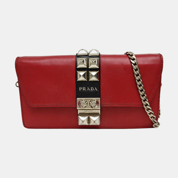 Elektra Mini Calfskin Red