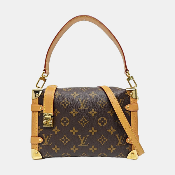 SIDE TRUNK MM Monogram Coated Canvas Brown