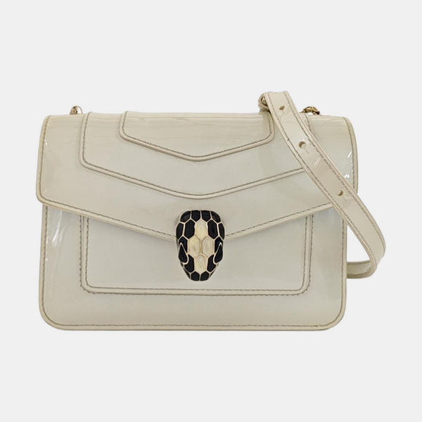 SERPENTI FOREVER Small Calfskin White