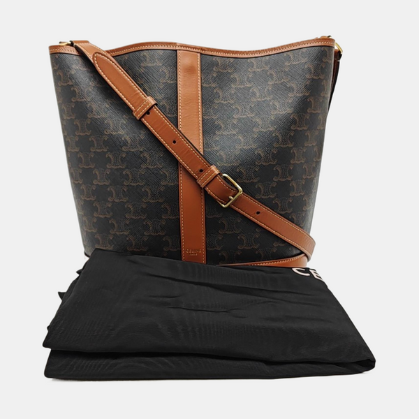 TRIOMPHE CANVAS Medium Coated Canvas Brown