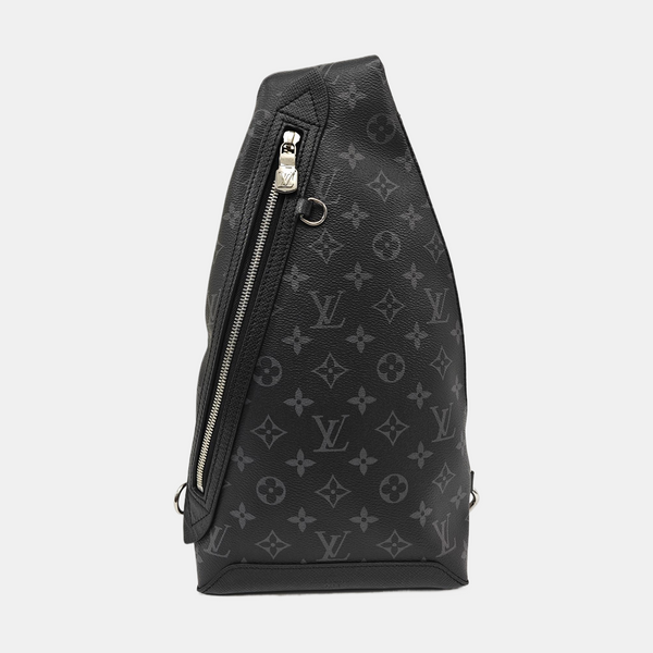 DUO Monogram Coated Canvas Black