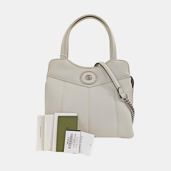 Calfskin Shoulder Bag White