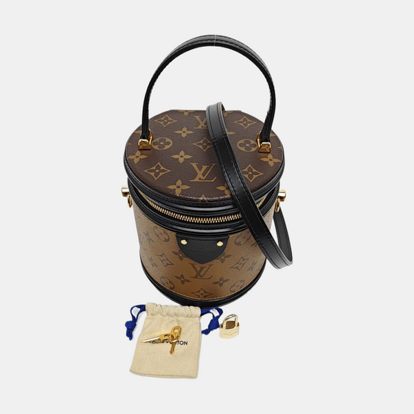 CANNES PM Monogram Coated Canvas Brown
