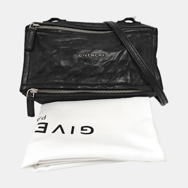 Calfskin Shoulder Bag Black