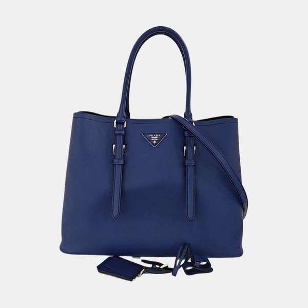 Double Saffiano Calfskin Blue