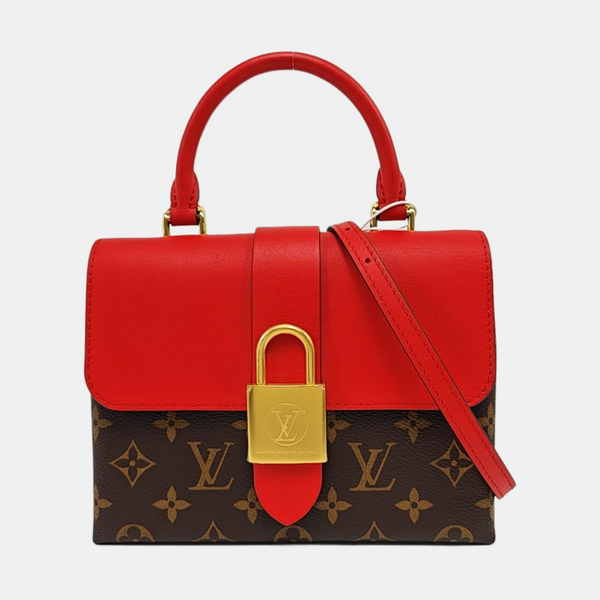 Authenticated pre-owned LOCKY BB Monogram Coated Canvas Red - Shoulder Bag at Looply