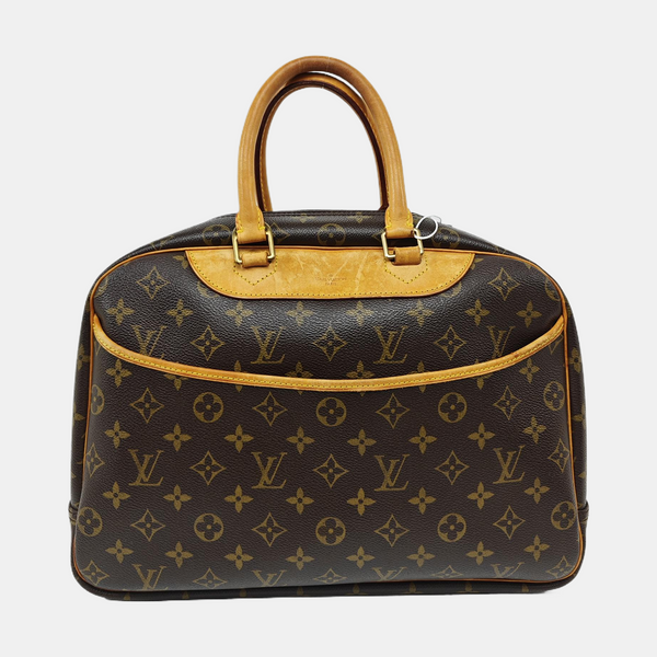 DEAUVILLE Monogram Coated Canvas Brown