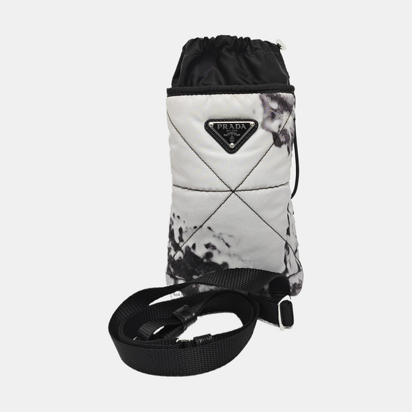 Nylon Top Handle Bag Gray