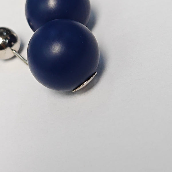 Dior Tribales Metal Silver Stud Earrings