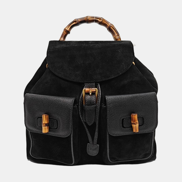 Bamboo 1947 Medium Suede Black