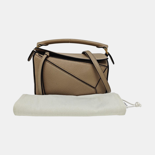 Puzzle Mini Calfskin Gray