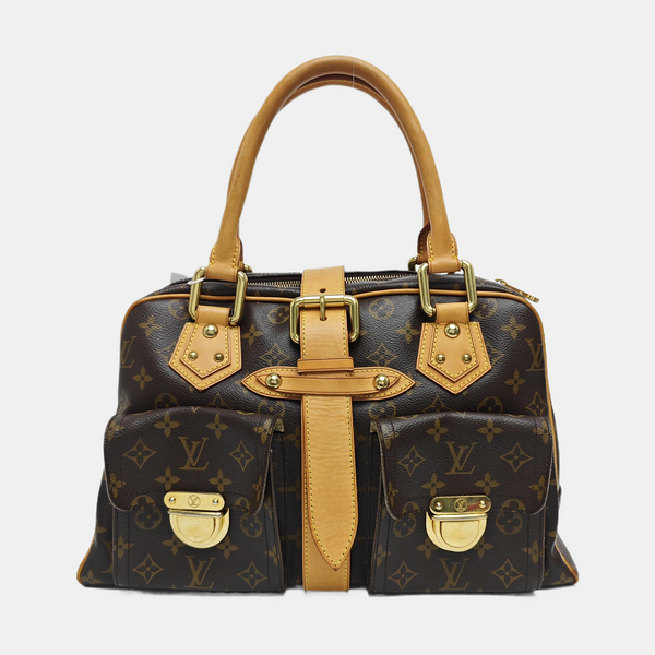 MANHATTAN GM Monogram Coated Canvas Brown