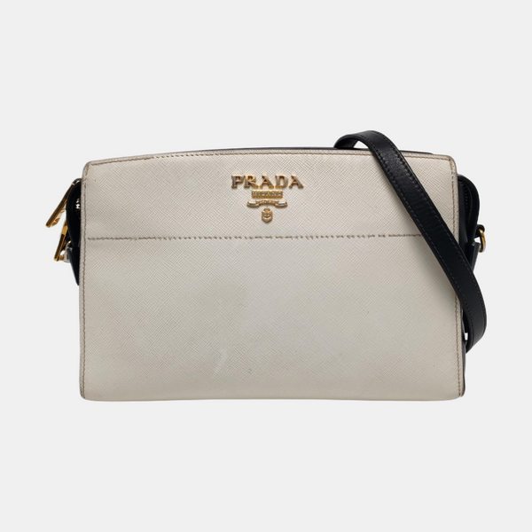 Calfskin Shoulder Bag White