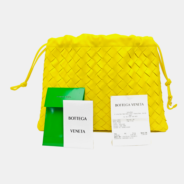 The Pouch Large Calfskin Yellow