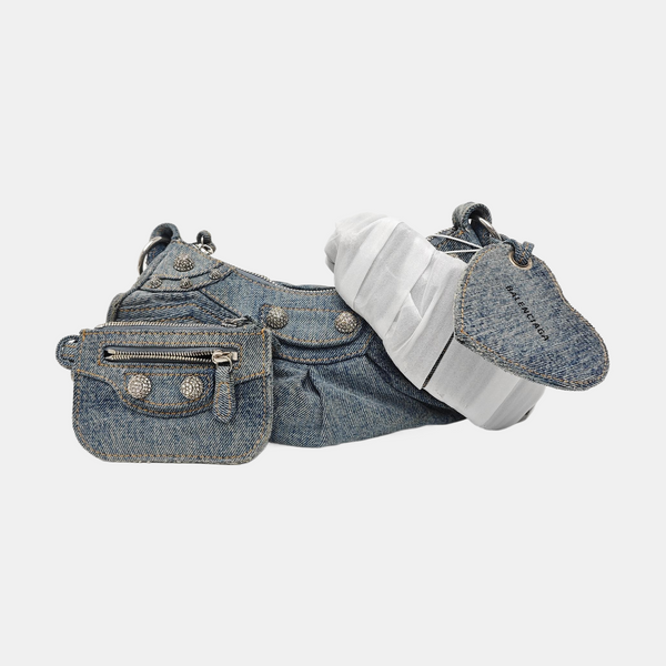 Le Cagole Small Denim Blue