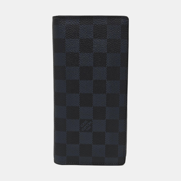BRAZZA Damier Graphite Coated Canvas Gray Wallet