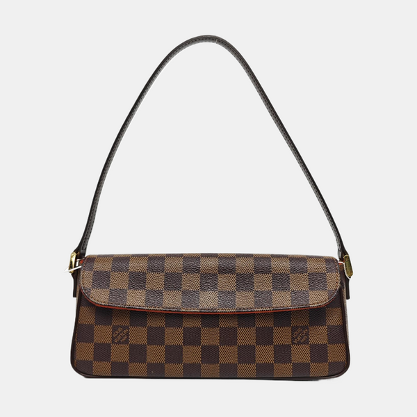RECOLETA Damier Ebene Coated Canvas Brown