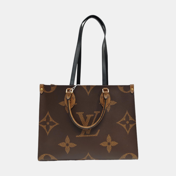 ONTHEGO MM Monogram Coated Canvas Brown