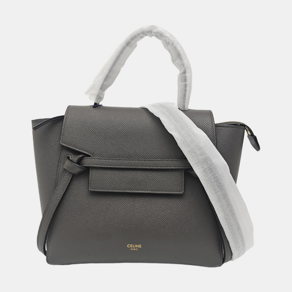 BELT Nano Calfskin Gray