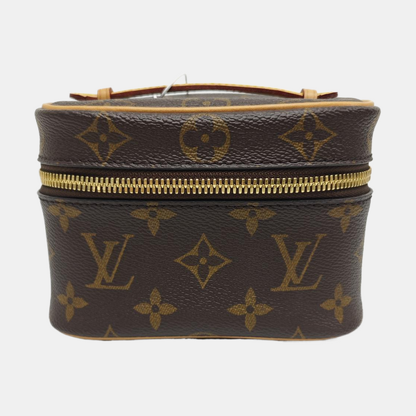 NICE Super Mini Monogram Coated Canvas Brown