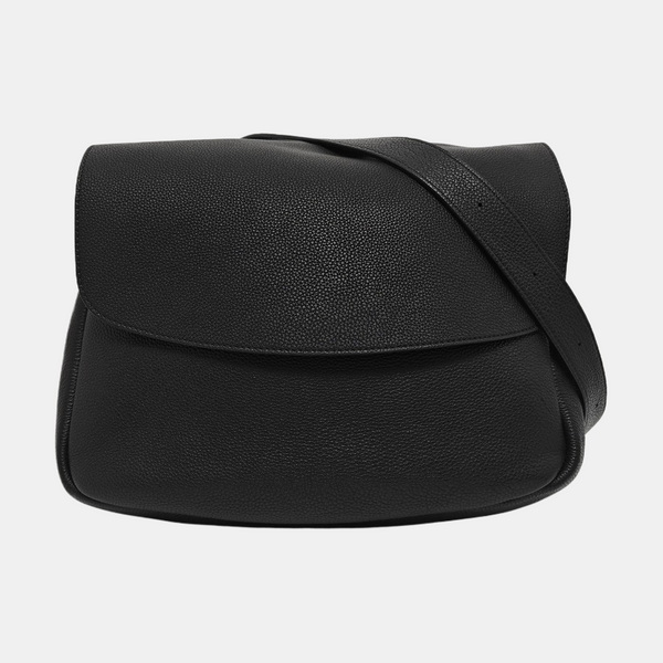 Calfskin Shoulder Bag Black