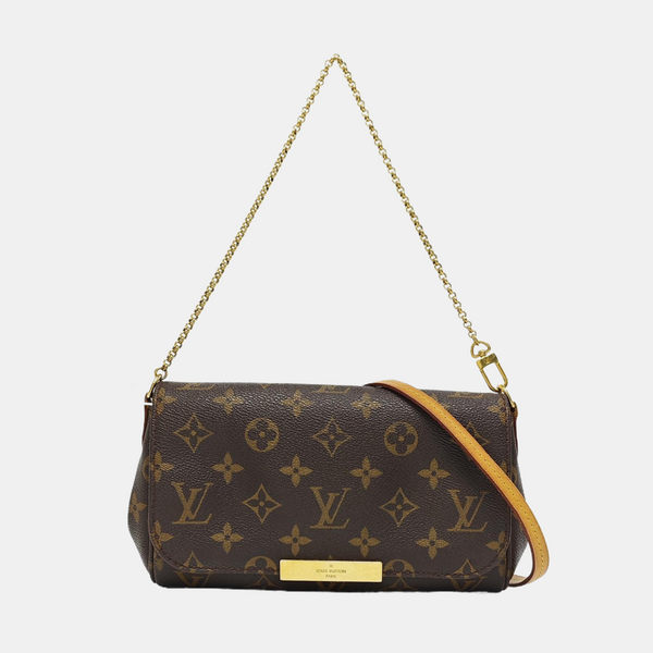 FAVORITE PM Monogram Coated Canvas Brown