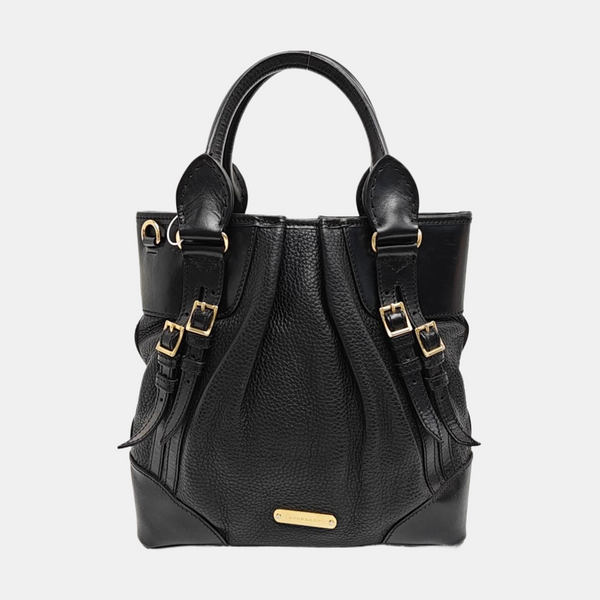 Calfskin Tote Bag Small Black