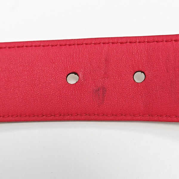 Coated Canvas Belt White