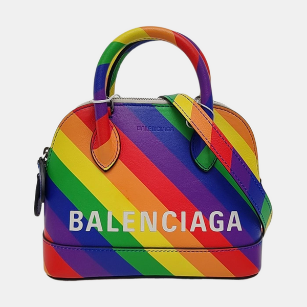 Top Handle Calfskin Multicolor