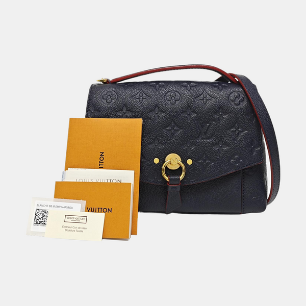 BLANCHE BB Calfskin Blue