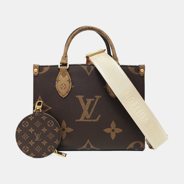 ONTHEGO PM Monogram Coated Canvas Brown