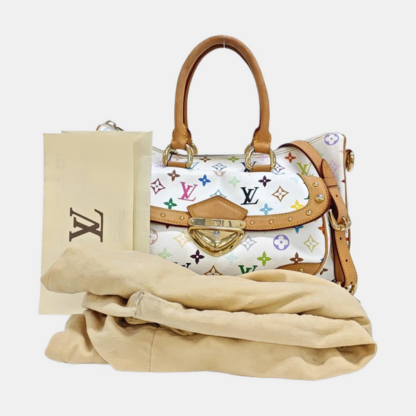 LV × TM RITA Monogram Coated Canvas White