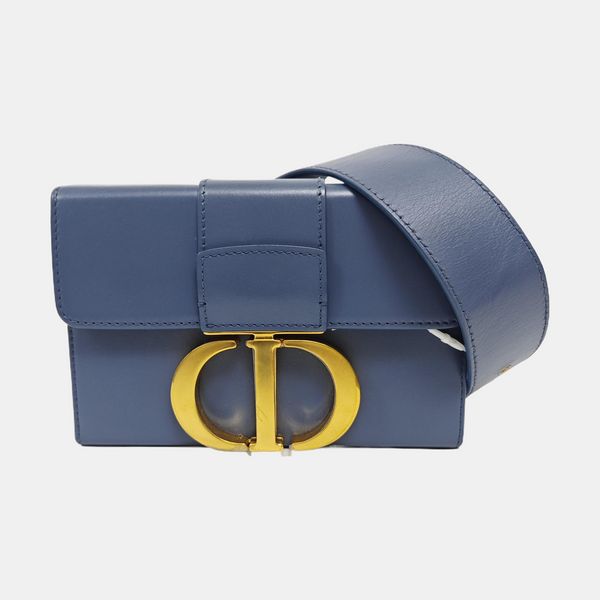 30 Montaigne Mini Calfskin Blue