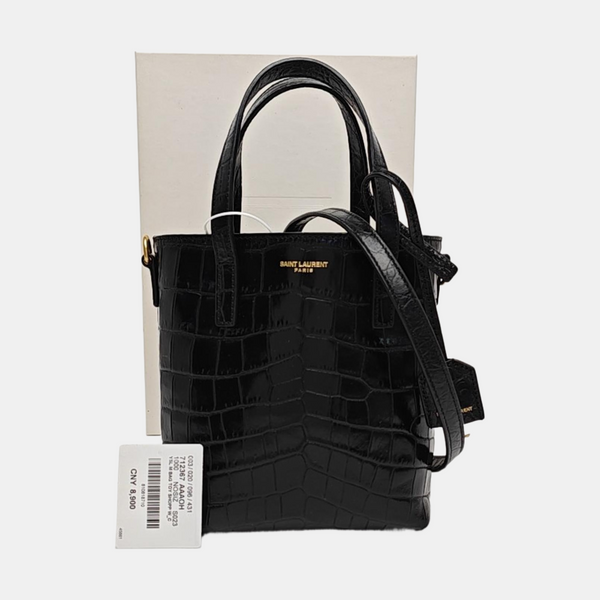 Calfskin Shoulder Bag Black
