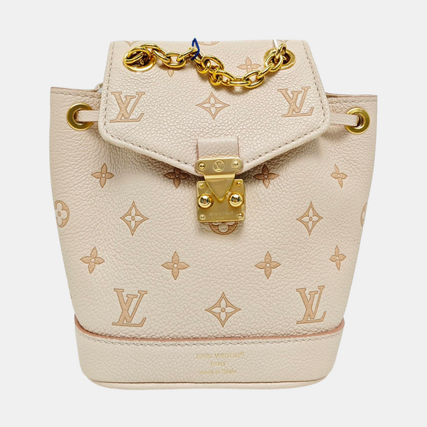 NOÉ Nano Monogram Calfskin Beige