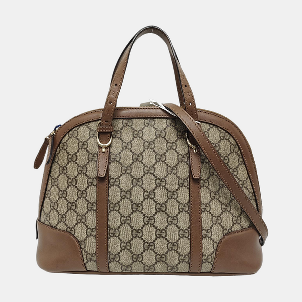 Microguccissima Monogram Coated Canvas Beige