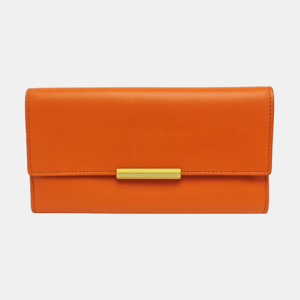 Calfskin Wallet Yellow