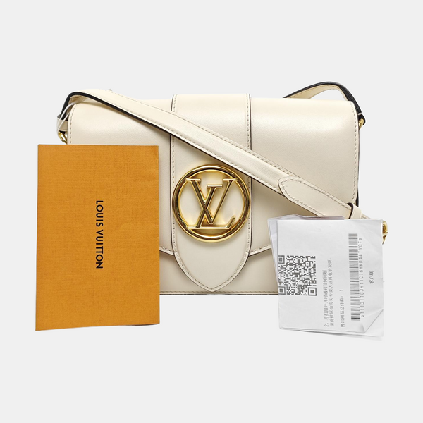 PONT 9 Calfskin White
