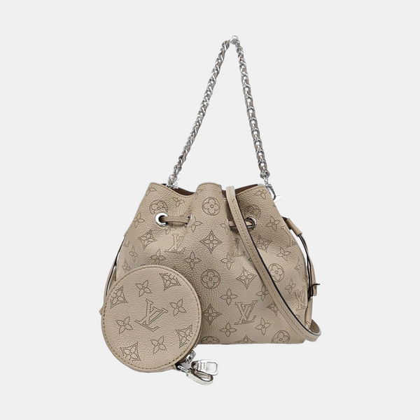 BELLA Monogram Calfskin Gray