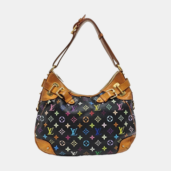 LV × TM GRETA Monogram Coated Canvas Black