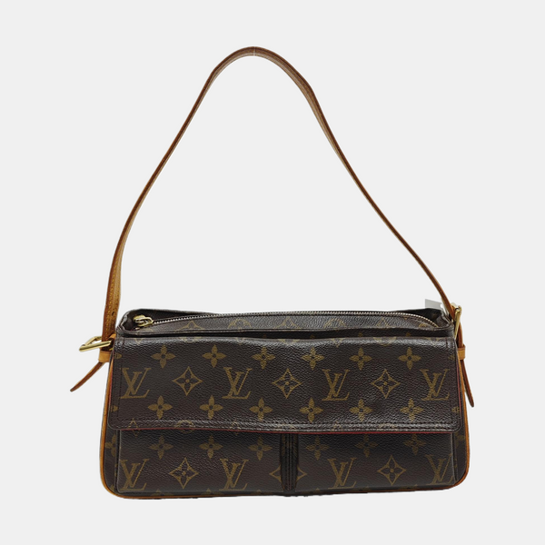 VIVA CITE Monogram Coated Canvas Brown