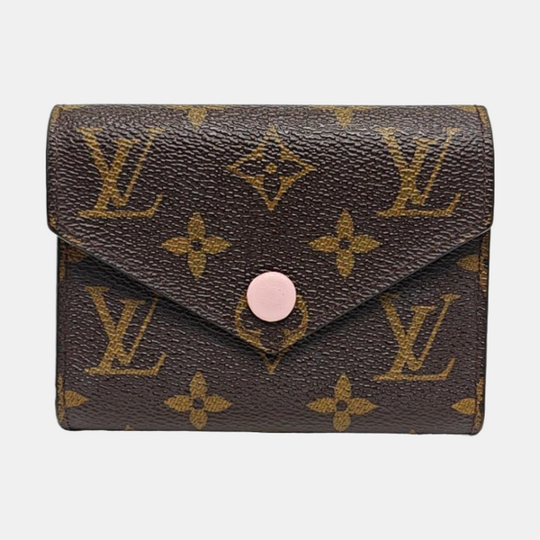 VICTORINE Monogram Coated Canvas Brown Wallet